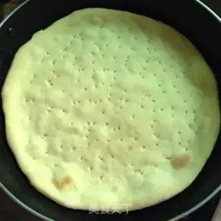 Make Peach banana pizza step 2