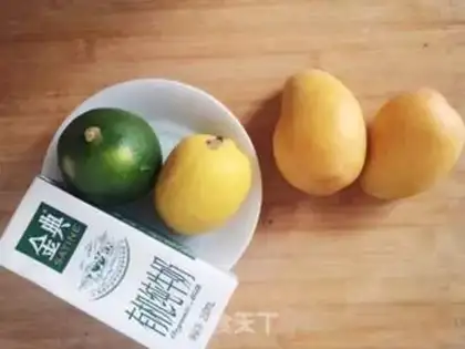 Make Mango lemon shake step 0