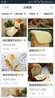 Make One-key European milk toast step 1