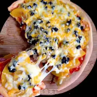 Make Peach banana pizza step 8
