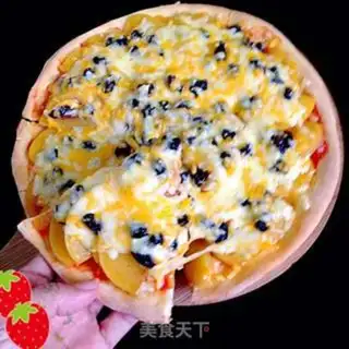 Make Peach banana pizza step 9