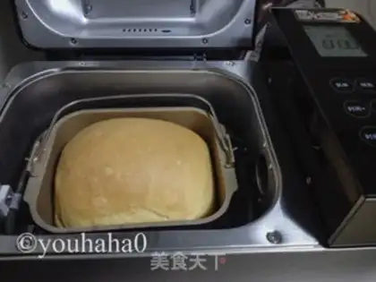 Make One-key European milk toast step 4