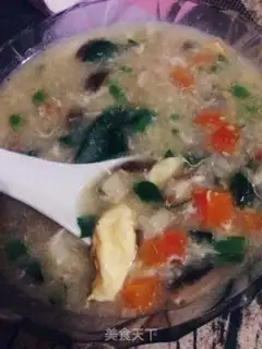 Make Homemade vegetable porridge step 4