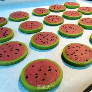 Make Watermelon cookies step 22