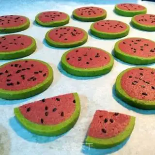 Make Watermelon cookies step 23