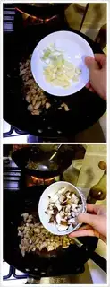 Make Scrambled mushrooms step 3