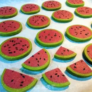Make Watermelon cookies step 24