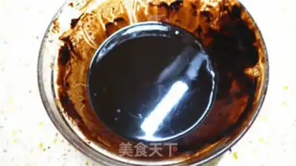 Make Chocolate leaves cake step 3