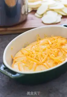 Make Cheese and potato pumpkin mud step 1