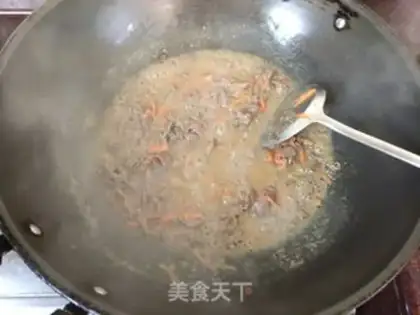 Make Gold pin mushroom beef step 6