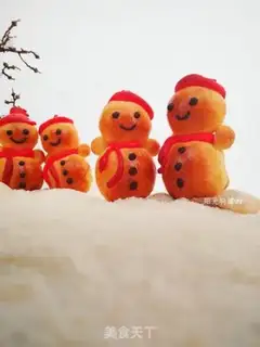 Make Snowman bread step 21