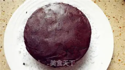 Make Chocolate leaves cake step 21