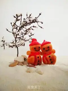 Make Snowman bread step 22