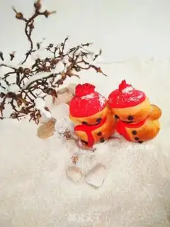 Make Snowman bread step 25