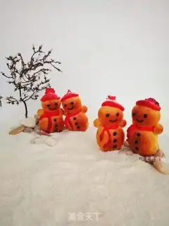 Make Snowman bread step 27