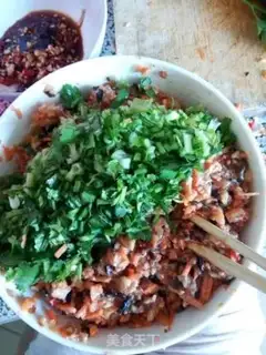 Make Mushroom dumplings step 1