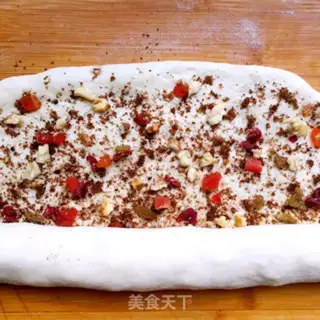 Make Red sugar rolls step 7