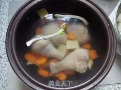 Make Chicken leg soup step 4