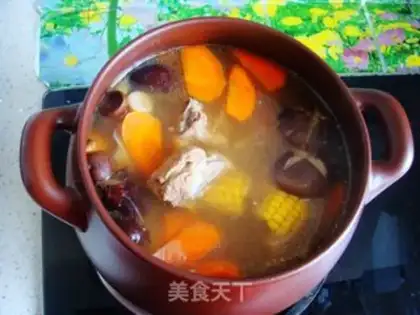 Make Soup of mushroom chops step 10
