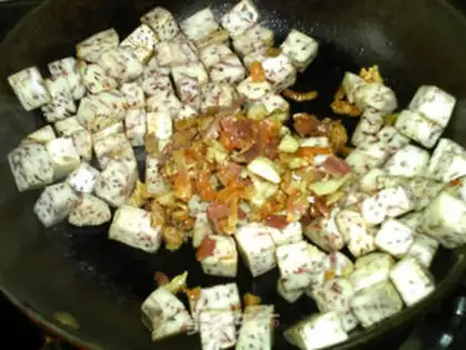 Make Fried potato cake step 10