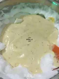 Make A salad pine cake step 13