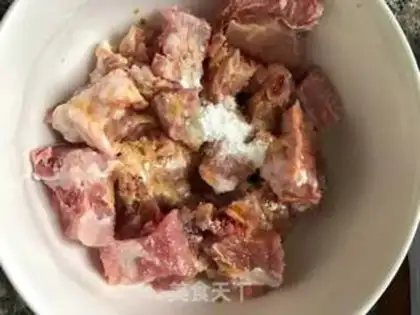 Make Garlic beans, veggie ribs step 4