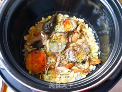 Make Crab rice step 4