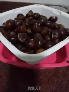 Make Honey roasted chestnuts step 2