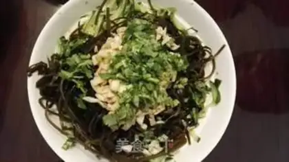 Make Garlic seaweed step 4