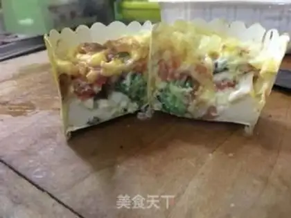 Make Vegetable egg glasses step 3
