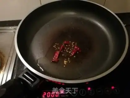 Make Dry pepper cabbage step 3