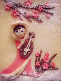 Make Creativity cookies, Zhaojun step 19
