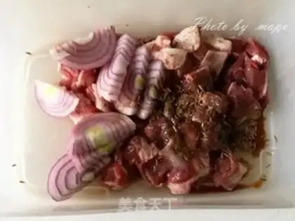 Make Toothpick lamb step 1