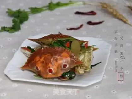 Make Ginger onions and crabs step 3