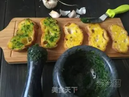 Make A garlic stick step 2