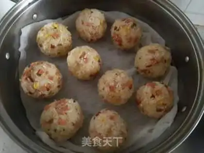Make Rice round step 1