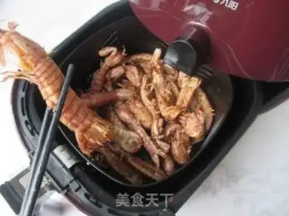 Make Fry shrimp step 7