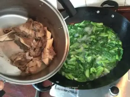 Make Big bone cuisine step 6