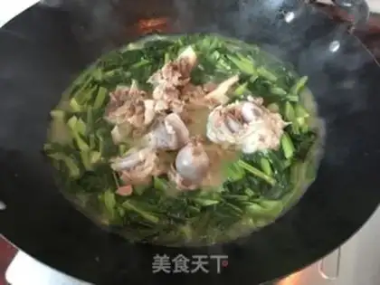 Make Big bone cuisine step 7