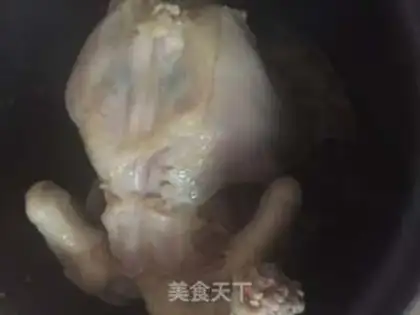 Make Salt chicken step 1