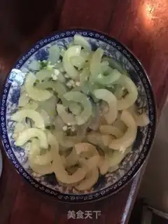 Make cucumber shrimp step 5