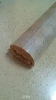 Make Red beans on tea rolls step 15