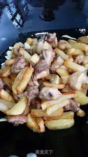 Make A chicken with fries step 8