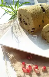 Make Red beans on tea rolls step 19