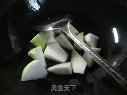 Make Shrimp boils melons step 1