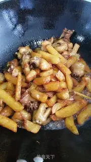 Make A chicken with fries step 9