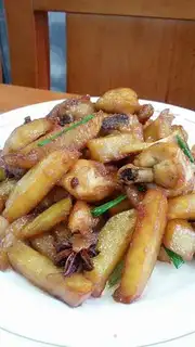 Make A chicken with fries step 11