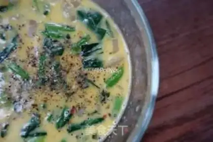 Make A garden chicken omelet pie step 7
