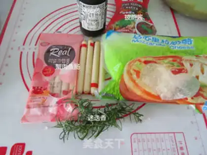Make Crab larvae pizza step 2