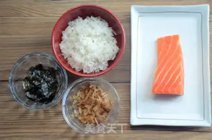 Make Salmon tea and rice step 0